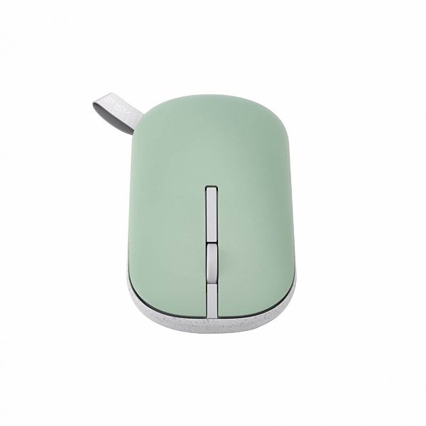 Miška ASUS Marshmallow Mouse MD100 brezžična, tiha, set barv Green Tea Latte in Oat Milk