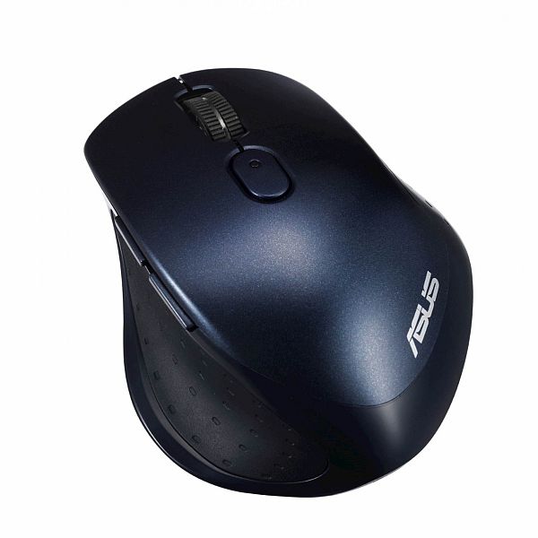 Miška ASUS MW203 Multi-Device Wireless Silent Mouse, tiha, brezžična, temno modra