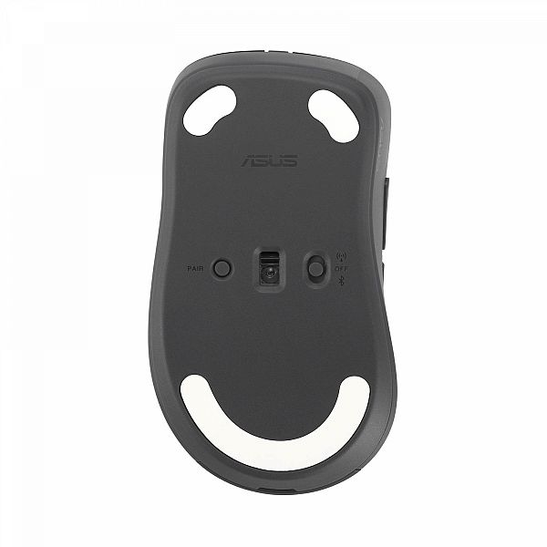Miška ASUS Wireless Mouse MD102, brezžična, tiha, 2.4Ghz in Bluetooth, temno siva