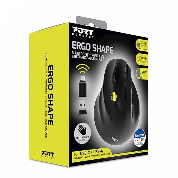 Miška PORT Miška PORT WL+BT po ergo , leva roka