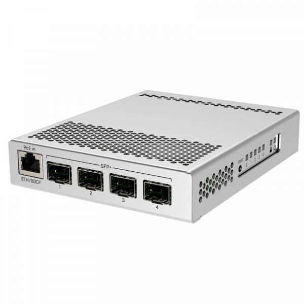 MIKROTIK CRS305-1G-4S+IN 5‑port 10G SFP+ (1x PoE in) L2+ Managed mrežno stikalo switch
