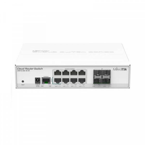 Mikrotik stikalo Cloud Router Switch CRS112-8P-4S-IN