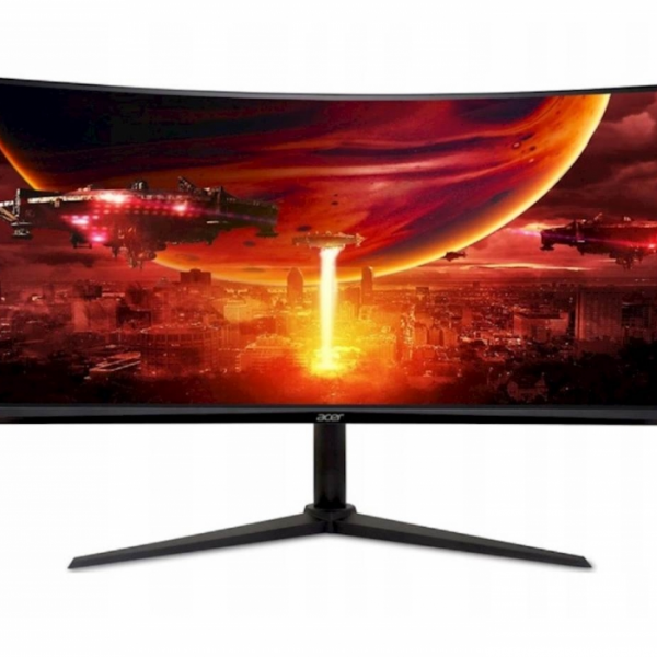Monitor Acer Nitro XZ342CUV3BMiiphx 86,36 cm (34 ''), UWQHD VA 1 ms 180 Hz ukrivljen 1500R