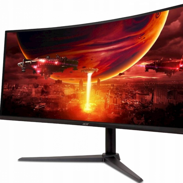 Monitor Acer Nitro XZ342CUV3BMiiphx 86,36 cm (34 ''), UWQHD VA 1 ms 180 Hz ukrivljen 1500R