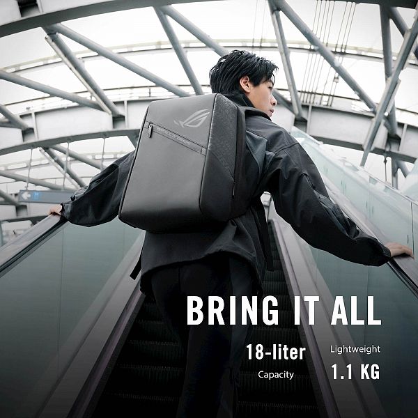 Nahrbtnik ASUS ROG Ranger Gaming Backpack 16 BP2501, črn, za prenosnike do 16''