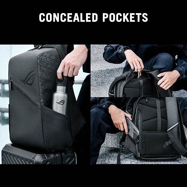 Nahrbtnik ASUS ROG Ranger Gaming Backpack 16 BP2501, črn, za prenosnike do 16''