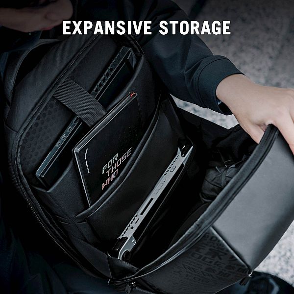 Nahrbtnik ASUS ROG Ranger Gaming Backpack 16 BP2501, črn, za prenosnike do 16''