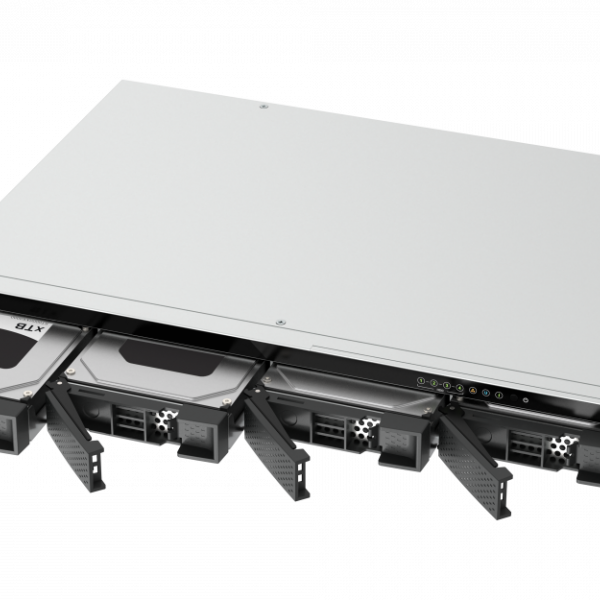 NAS strežnik za 4 diske, 1U rack, 4GB ram, 2,5Gb mreža
