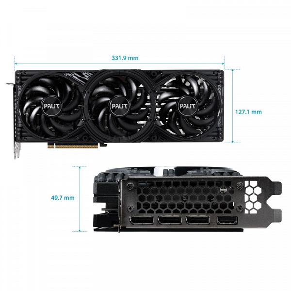 PALIT GamingPro-S GeForce RTX 5070 Ti 16GB GDDR7 ARGB gaming grafična kartica