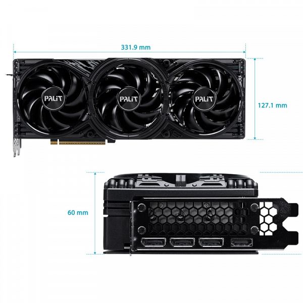 PALIT GamingPro V1 GeForce RTX 5080 16GB GDDR7 ARGB gaming grafična kartica