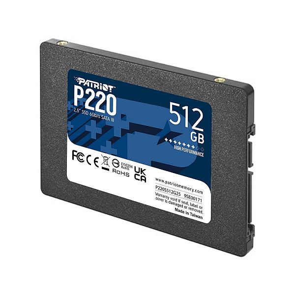 Patriot P220 512GB SSD SATA 3 2.5