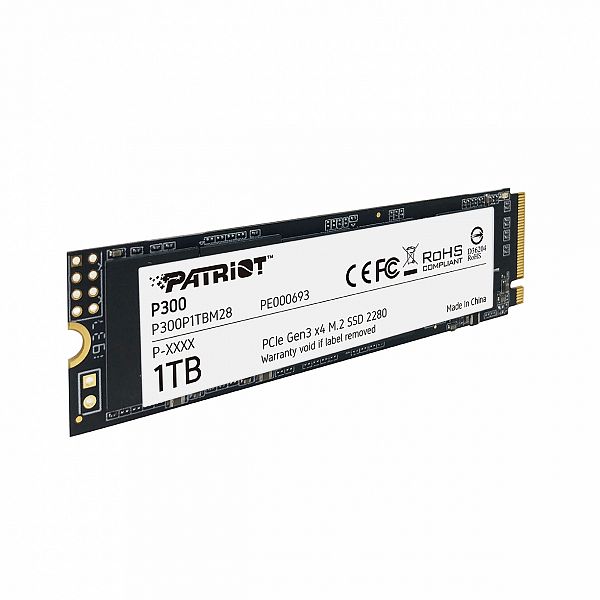 Patriot P300 1TB M.2 NVMe SSD PCIe Gen 3 x4