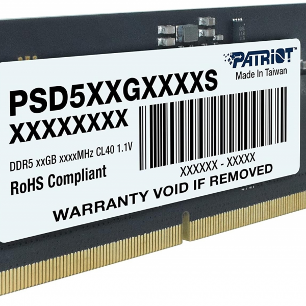 Patriot Signature Line 16GB DDR5-5600 SODIMM CL46, 1.1V