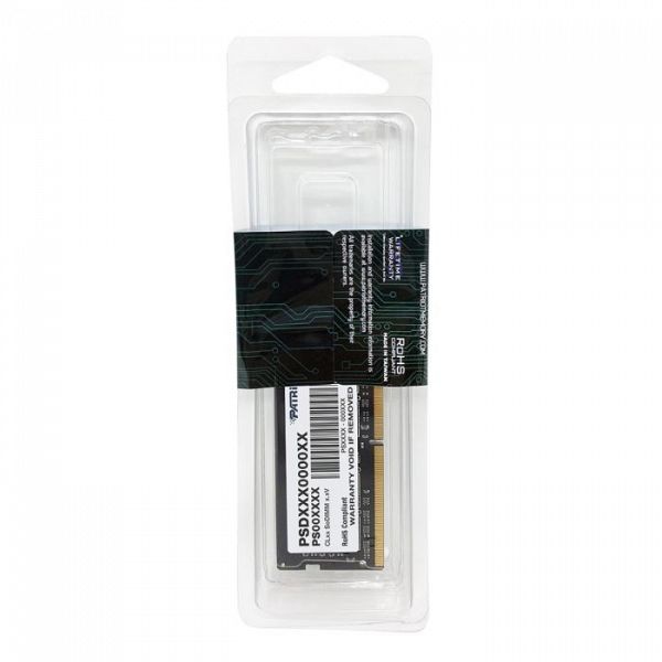 Patriot Signature Line 8GB DDR4-2666 SODIMM PC4-21300 CL19, 1.2V