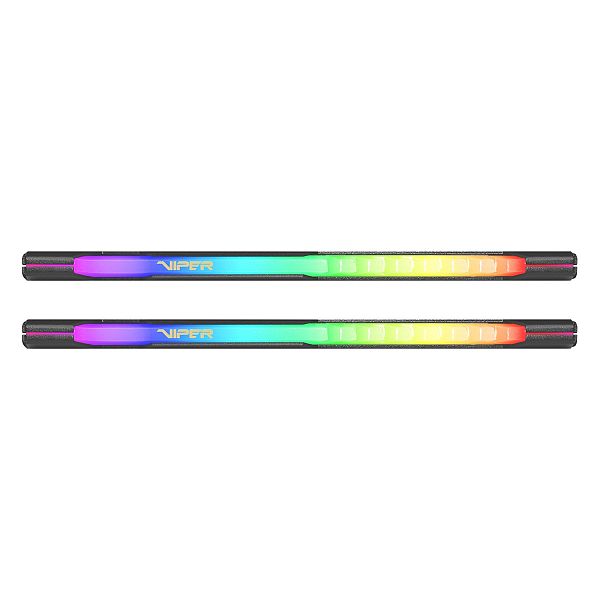 Patriot Viper Steel RGB Kit 16GB (2x8GB) DDR4-3200 DIMM PC4-25600 CL18, 1.35V