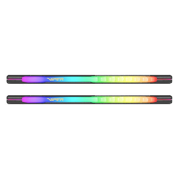 Patriot Viper Steel RGB Kit 16GB (2x8GB) DDR4-3200 DIMM PC4-25600 CL18, 1.35V