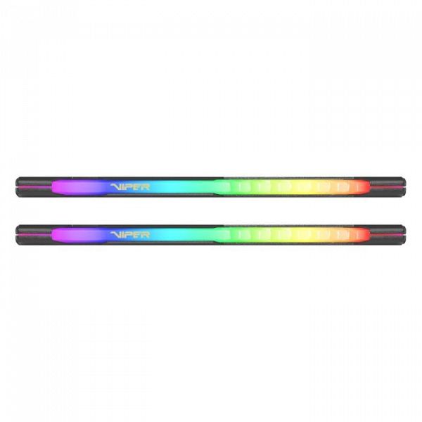 Patriot Viper Steel RGB Kit 32GB (2x16GB) DDR4-3600 DIMM CL20, 1.35V