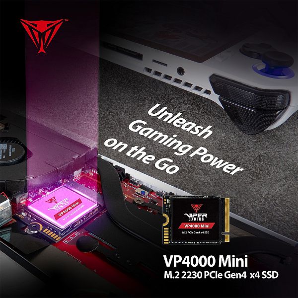  Patriot Viper VP4000 Mini 1TB M.2 2230 PCIe Gen4 x4