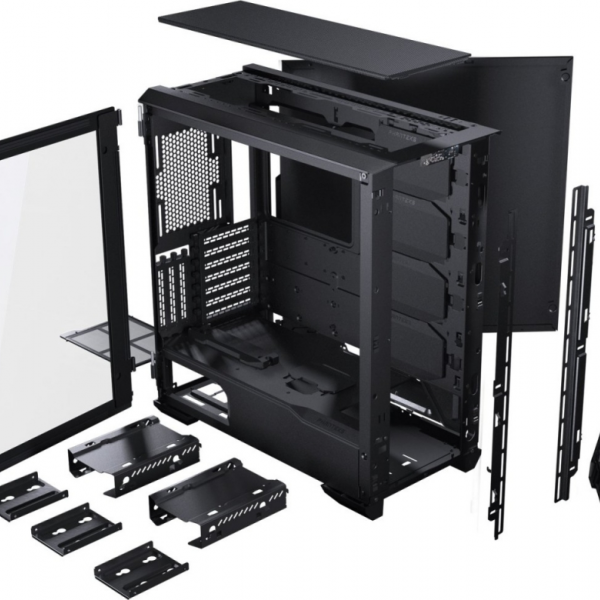 PHANTEKS ECLIPSE G500A TEMPERED GLASS ATX črno ohišje