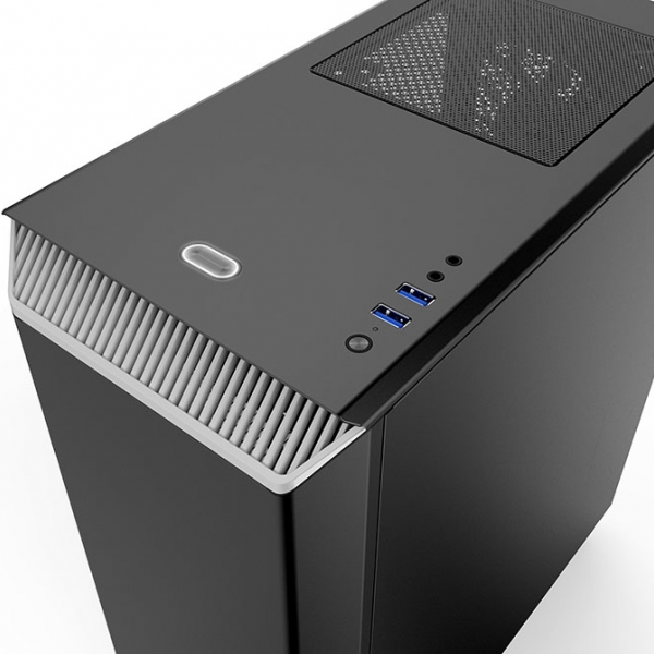 PHANTEKS ECLIPSE P300 TEMPERED GLASS USB3 ATX črno/rdeče ohišje