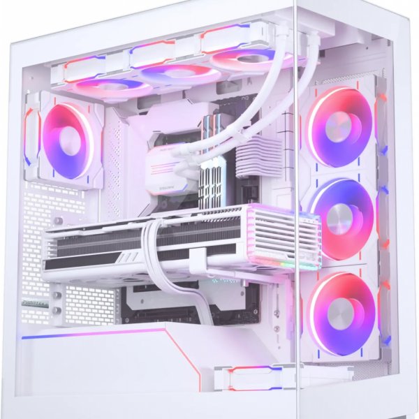 PHANTEKS NV5 TEMPERED GLASS D-RGB E-ATX belo ohišje