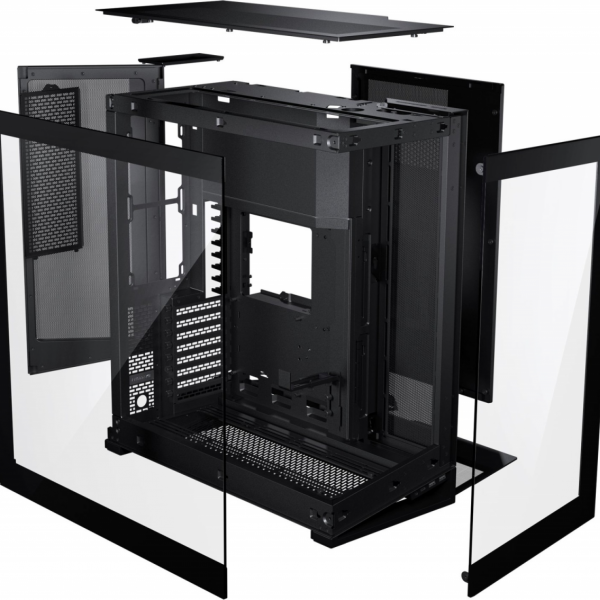 PHANTEKS NV7 TEMPERED GLASS D-RGB LED ATX črno ohišje