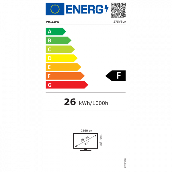 Philips 275V8LA  27 VA QHD 75Hz monitor