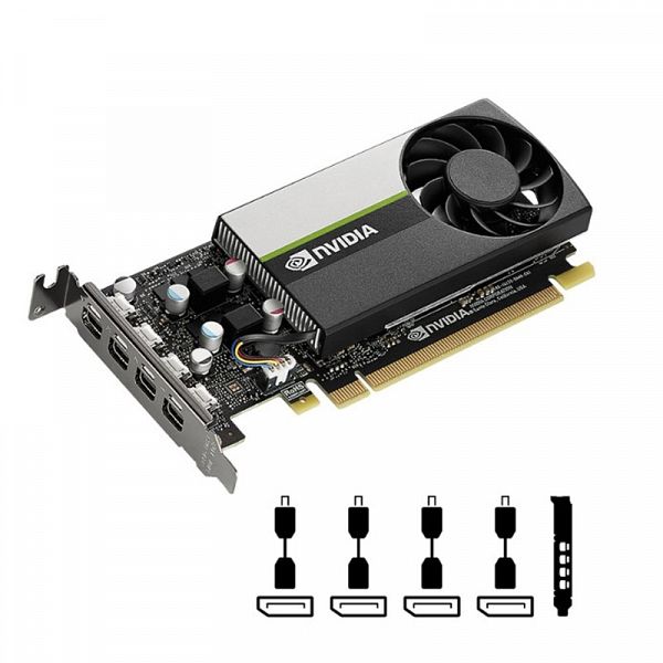 PNY NVIDIA T1000 4GB DDR6 (VCNT1000-PB) profesionalna grafična kartica