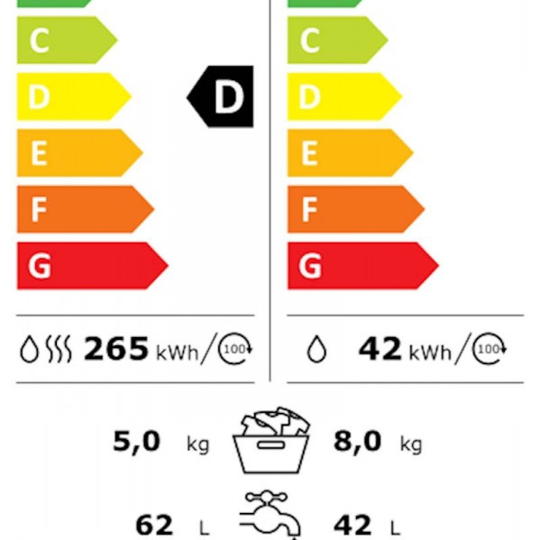 Pralno sušilni stroj AEG LWR73864O, UniversalDose, 8 kg + 5 kg, WiFi