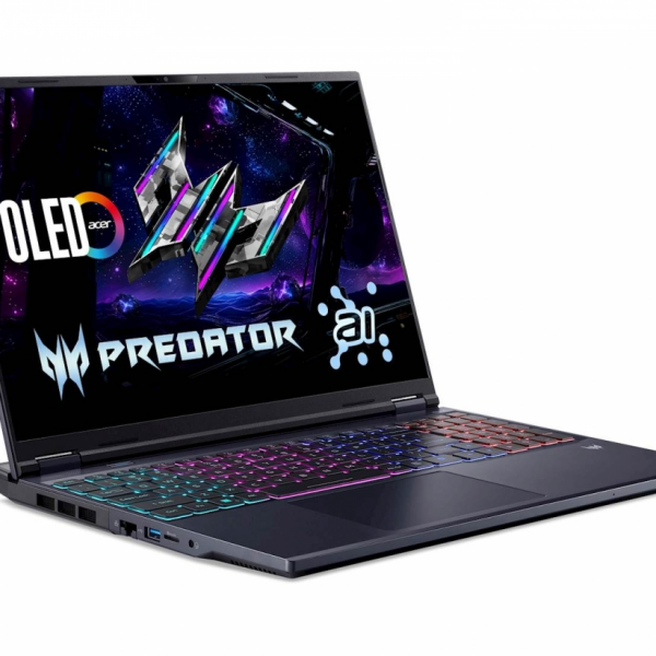 Prenosnik ACER PHN16-73-959A Ultra 9 275HX/32GB/SSD 1TB/16'' WQXGA 240Hz/RTX 5070 Ti 12GB/W11/AI