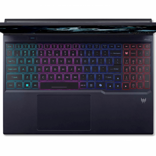 Prenosnik ACER PHN16-73-959A Ultra 9 275HX/32GB/SSD 1TB/16'' WQXGA 240Hz/RTX 5070 Ti 12GB/W11/AI