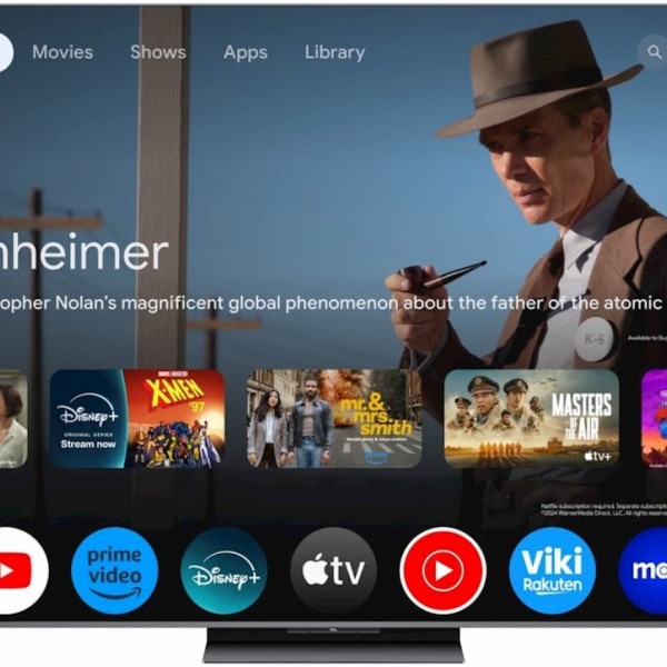 QD-Mini LED TV TCL 75C81K Ozvočeno z Bang & Olufsen