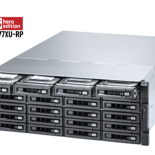 QNAP NAS 4U strežnik za 24 diskov, 32GB ram, 10GbE mreža