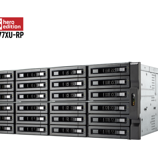 QNAP NAS 4U strežnik za 24 diskov, 32GB ram, 10GbE mreža