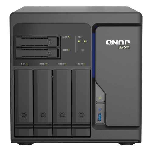 QNAP NAS strežnik za 4+2 diskov, 8GB ram, 4x 2,5Gb mreža