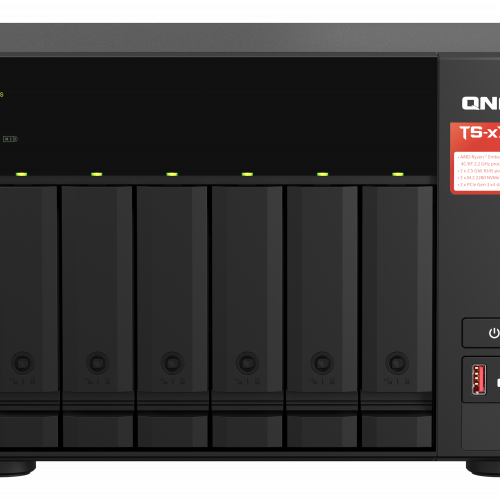 QNAP NAS strežnik za 6 diskov,  8GB ram, 2x 2.5GbE mrežo