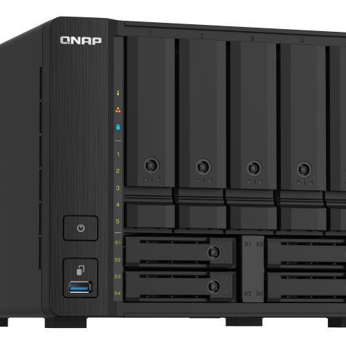 QNAP NAS za 9 diskov, 4GB ram, 2x 10Gb SFP+, 2x 2.5Gb mreža