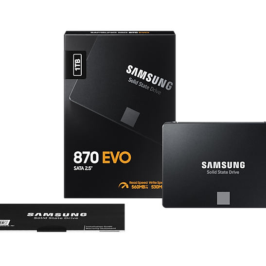 Samsung 1TB 870 EVO SSD SATA3 2.5 disk