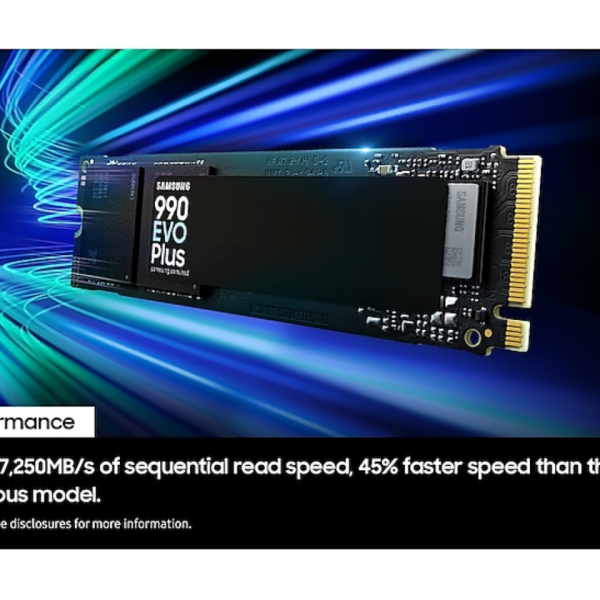 Samsung 1TB 990 EVO Plus M.2 80mm PCI-e 5.0 x2 NVMe, V-NAND