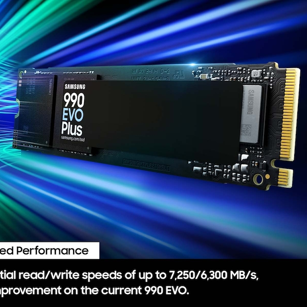 Samsung 1TB 990 EVO Plus M.2 80mm PCI-e 5.0 x2 NVMe, V-NAND