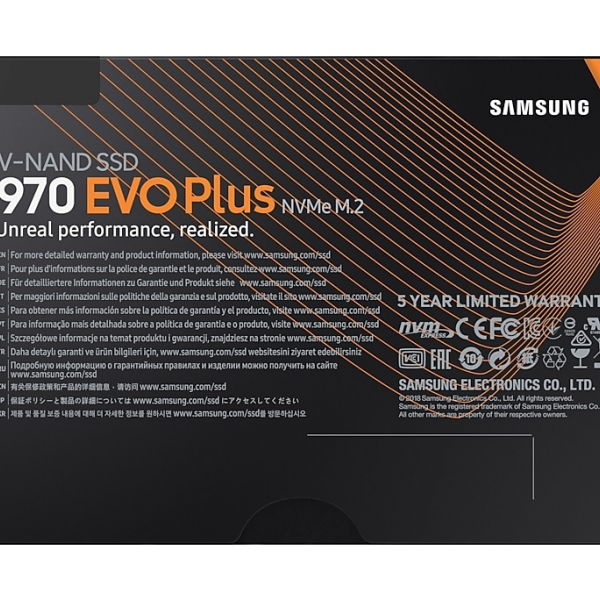 Samsung 250GB 970 EVO Plus SSD NVMe M.2 disk