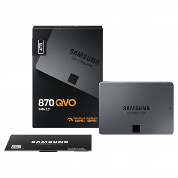  Samsung 4TB 870 QVO SSD SATA3 2.5