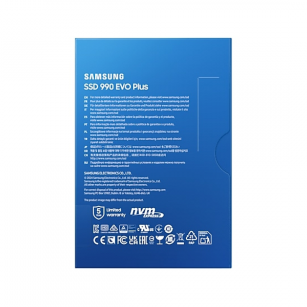 Samsung 4TB 990 EVO Plus M.2 80mm PCI-e 5.0 x2 NVMe, V-NAND