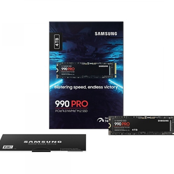 Samsung 4TB 990 PRO SSD M.2 80mm PCI-e 4.0 x4 NVMe