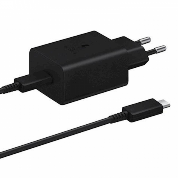 SAMSUNG ADAPTER HITRI + KABEL TYPE-C to TYPE-C 45W BLACK