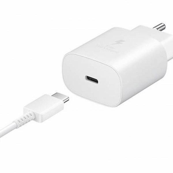 SAMSUNG ADAPTER+KABEL HITRI TYPE-C TO TYPE-C 25W WHITE