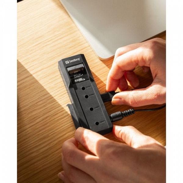 Sandberg USB 3.2 Cloner & Dock for M2 + NVMe + SATA