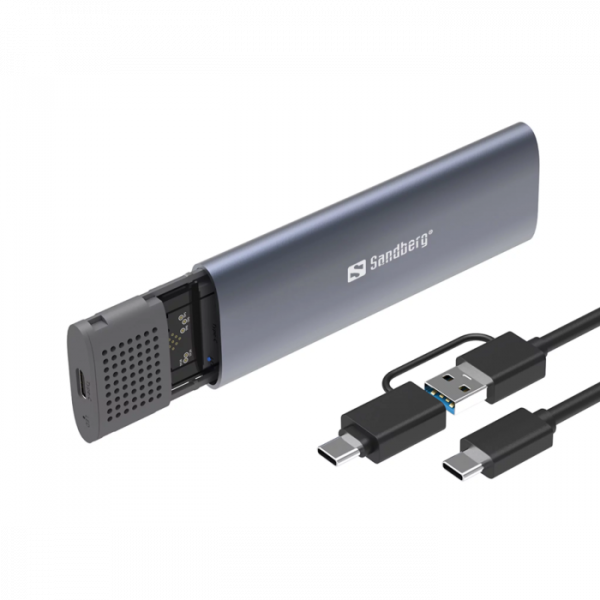 Sandberg USB 3.2 M.2 NVMe ohišje za SSD disk