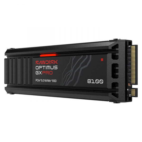 SANDISK 1TB Optimus GX PRO 8100 M.2 2280 S3-M PCIe 5.0 NVMe 2.0 SSD disk s hladilnikom
