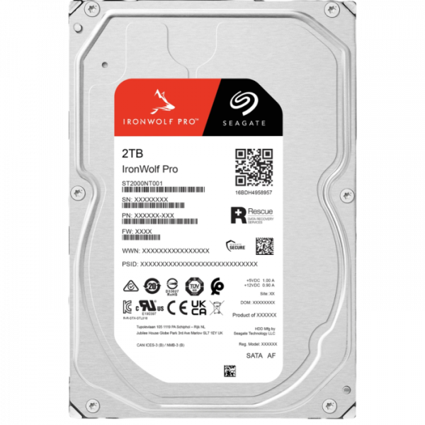 Seagate 2TB IronWolf PRO 3,5